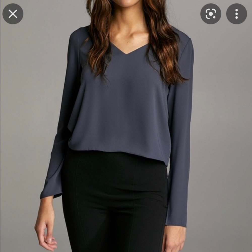 Aritzia Babaton Murphy blouse long sleeve